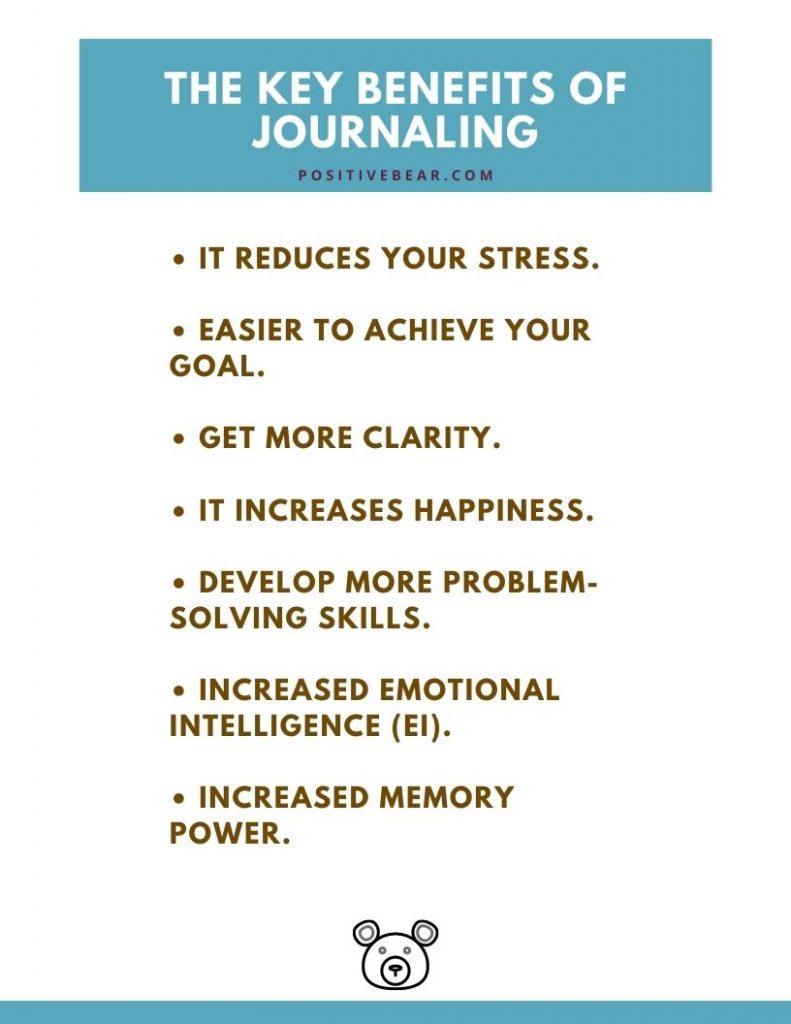 The Key Benefits of Journaling